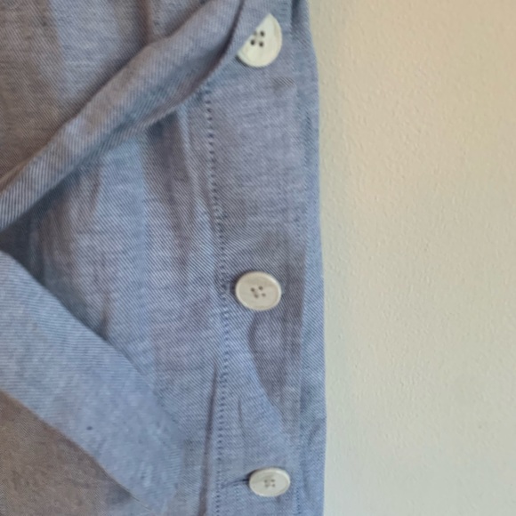 Banana republic linen cotton button mini dress - Picture 9 of 16